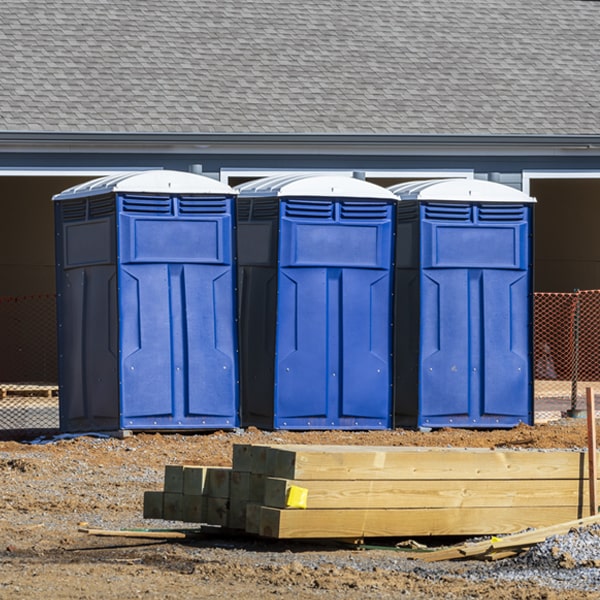 what is the expected delivery and pickup timeframe for the porta potties in Vallejo CA